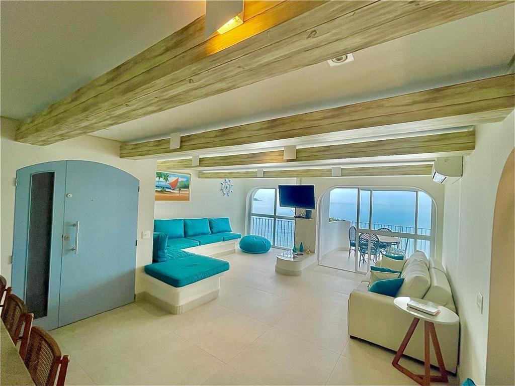 Apartamento Guarujá morro do Maluf de frente ao mar! Esterno foto