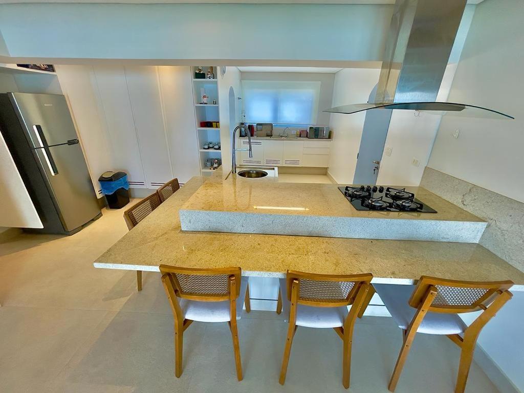Apartamento Guarujá morro do Maluf de frente ao mar! Esterno foto