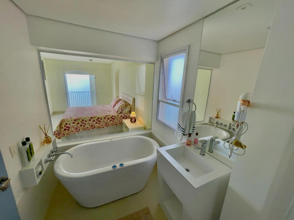 Apartamento Guarujá morro do Maluf de frente ao mar! Esterno foto